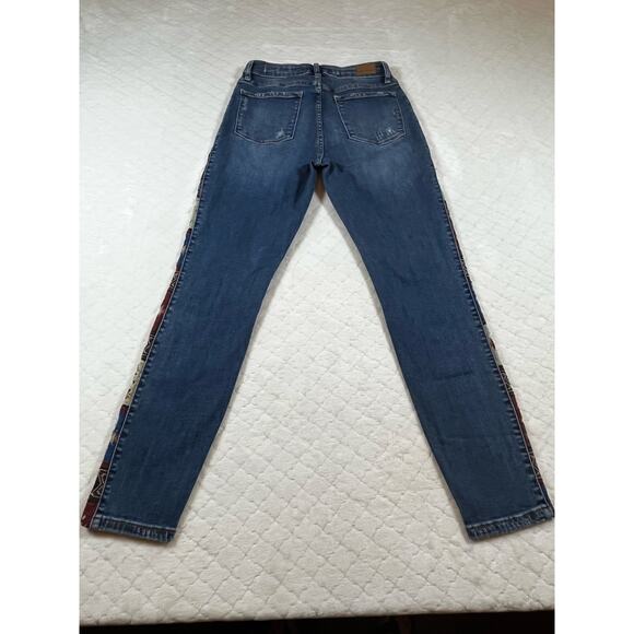 Judy Blue South Western mid-rise jeans - excellent condition size 7/28 JB88492 - Picture 7 of 7